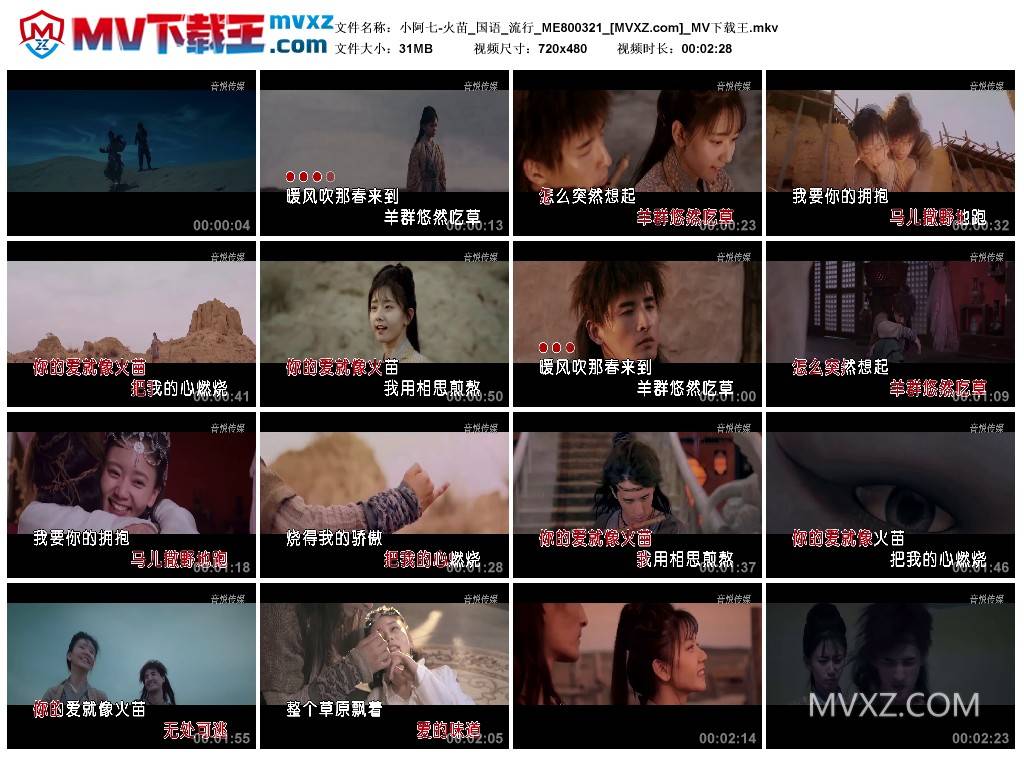 小阿七-火苗_国语_流行_ME800321
